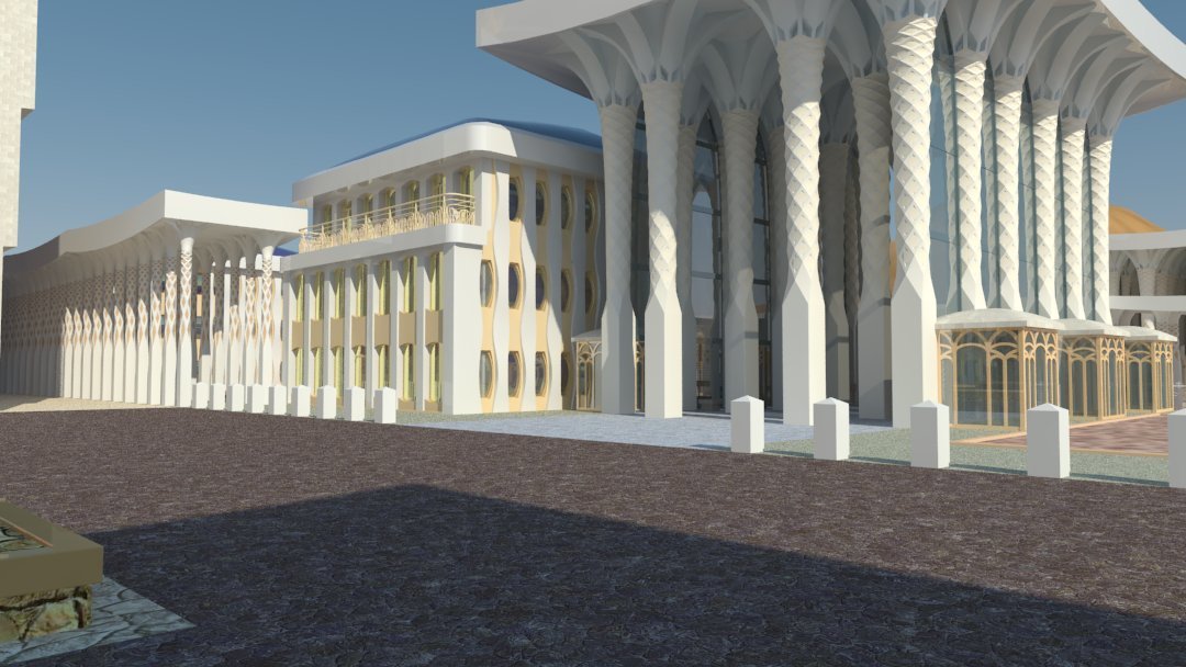 Ezekiel's Temple. Building for the Kohanim.